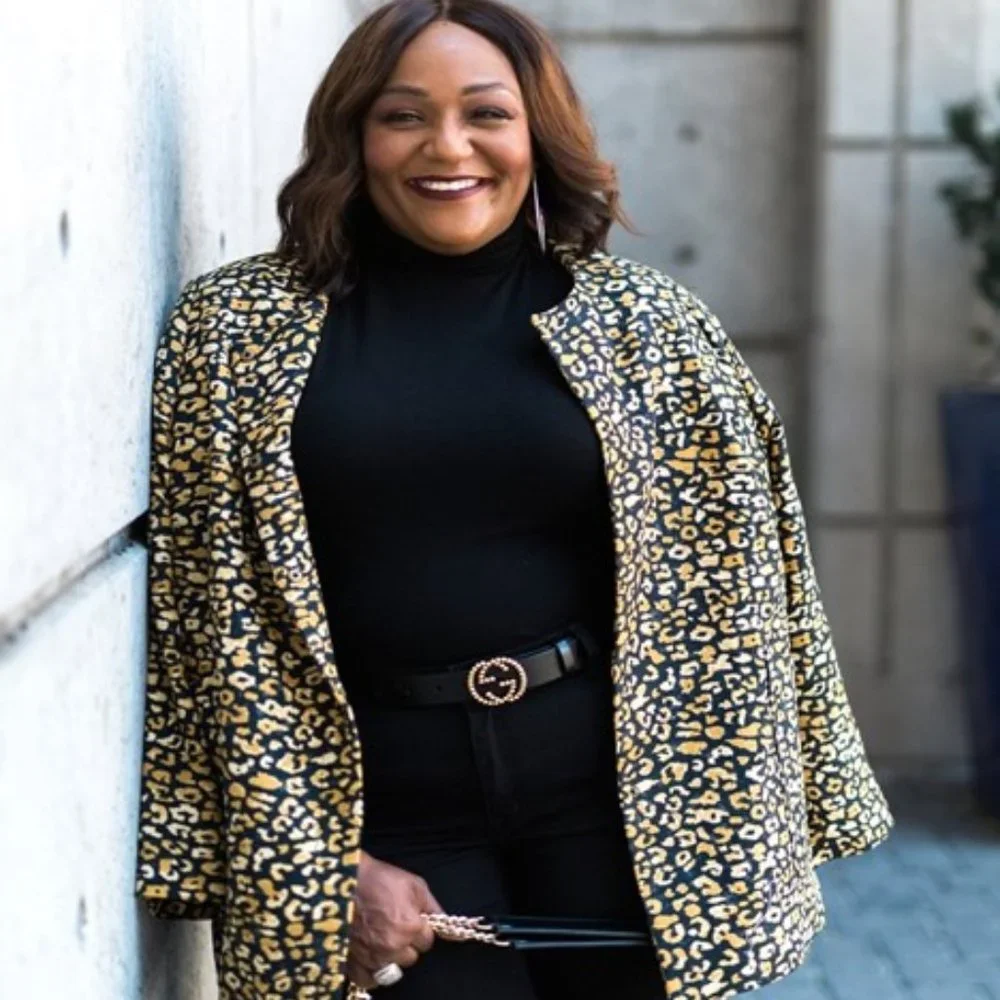 Who What Wear Animal Print Jacket - 1X - Picture 1 of 11